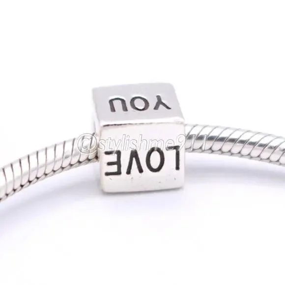 Authentic PANDORA I Love You Charm with 14K Gold - 790200